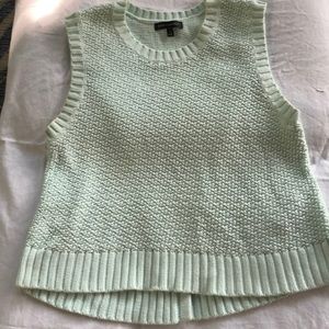 Banana Republic sleeveless split back sweater.